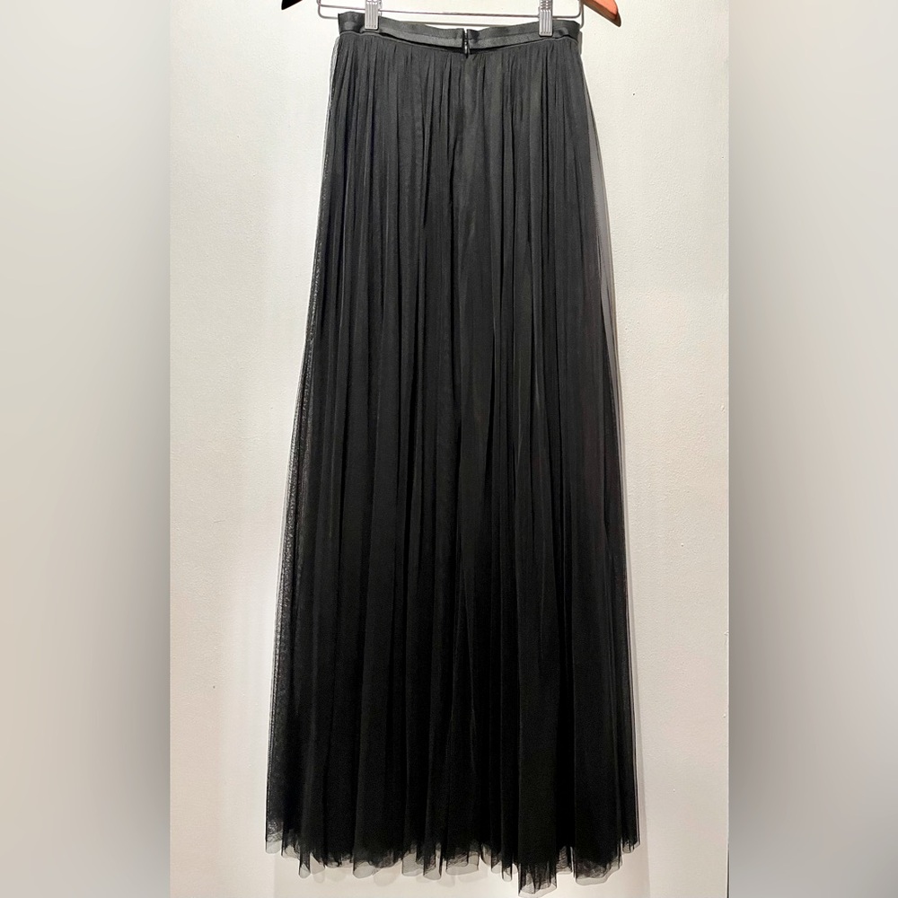 Needle & Thread Black Tulle Maxi Skirt - Size 2 - Picture 4 of 8
